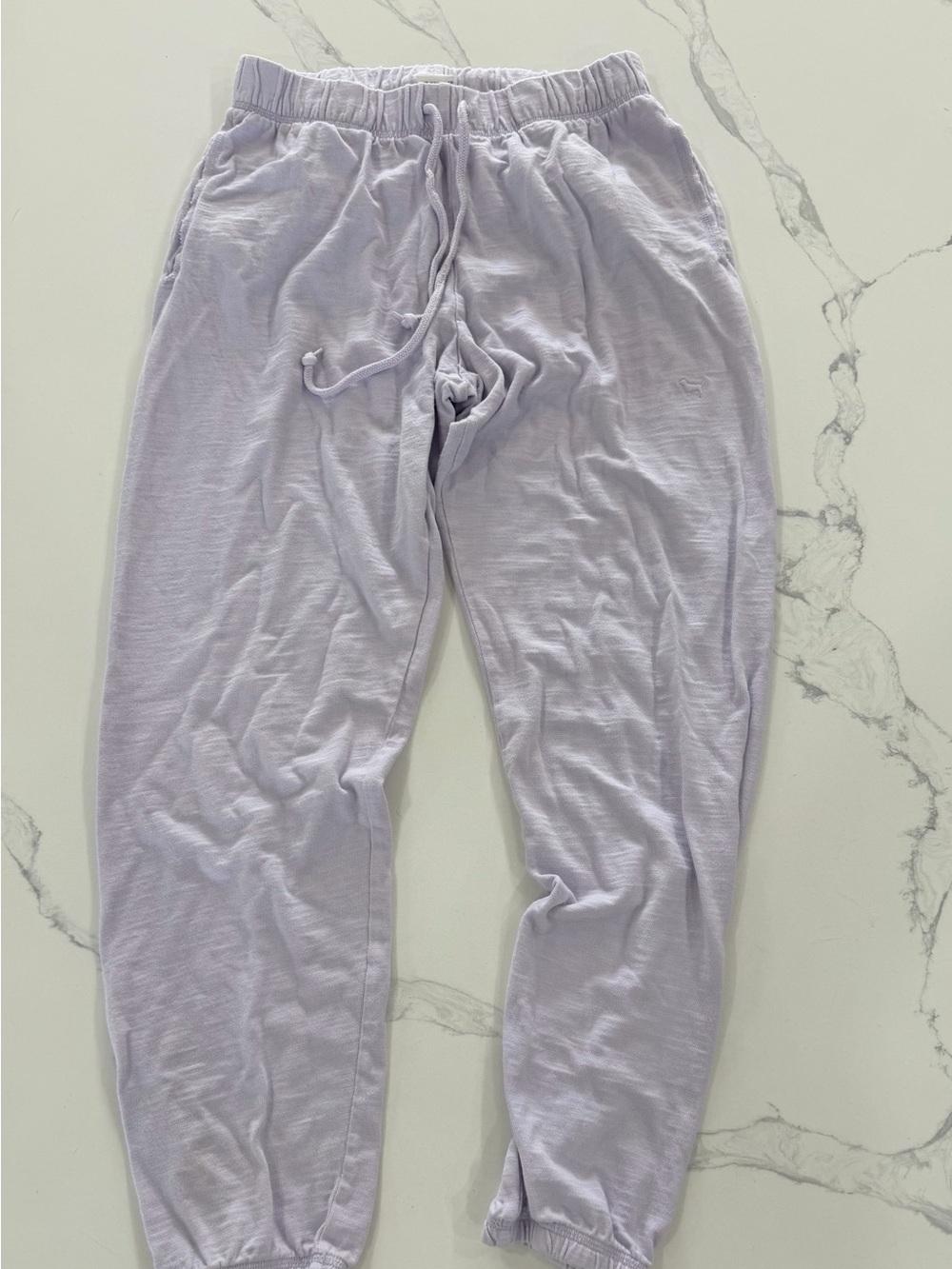 PINK Victoria's Secret Lavender Lilac Slouchy Jogger Sweatpants Size Medium